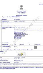 Rudrayu GST Certificate
